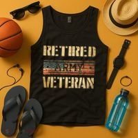 Retired army veteran Tank Top thumb 4