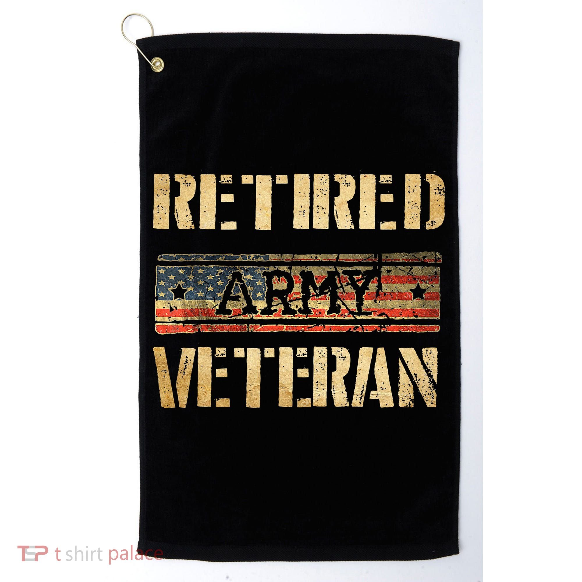 Retired army veteran Golf Towel