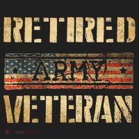 Retired army veteran Golf Towel thumb 3