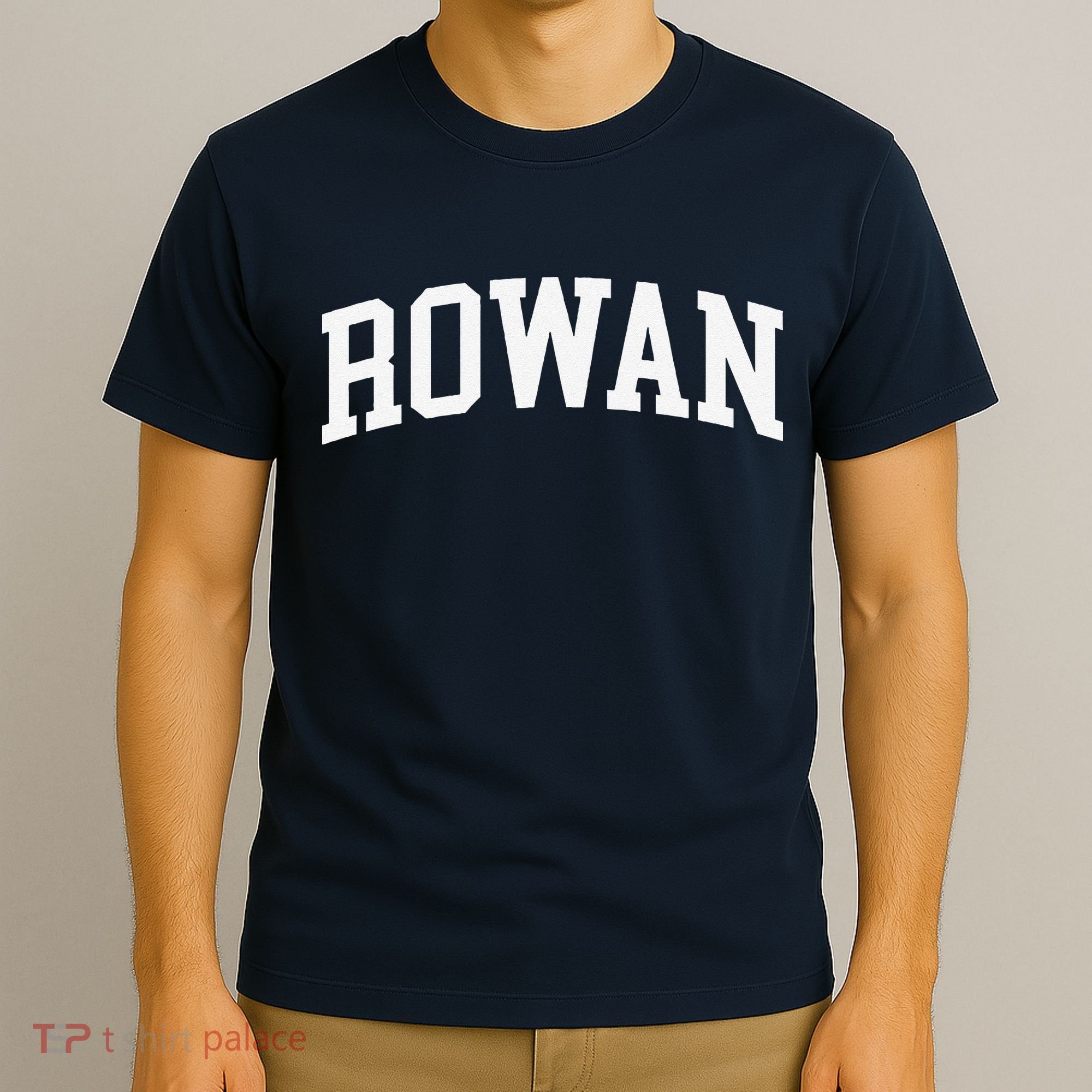 Rowan Arch Vintage Retro College Athletic Sports T-Shirt