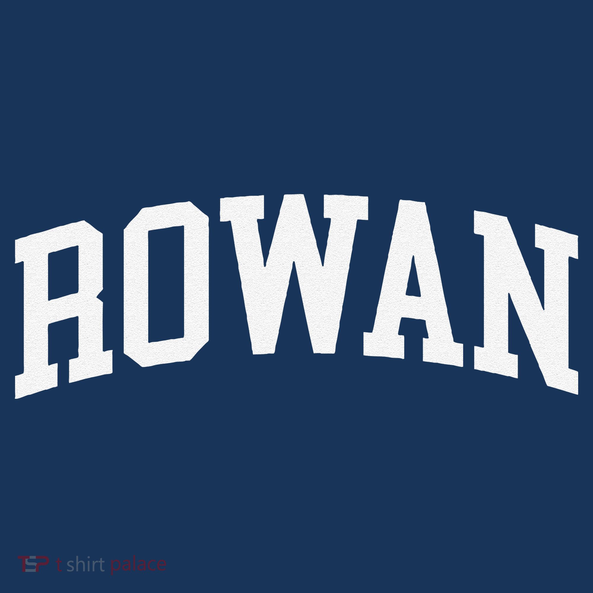 Rowan Arch Vintage Retro College Athletic Sports T-Shirt