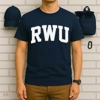 Rwu Arch Vintage Retro College Athletic Sports T-Shirt thumb 6
