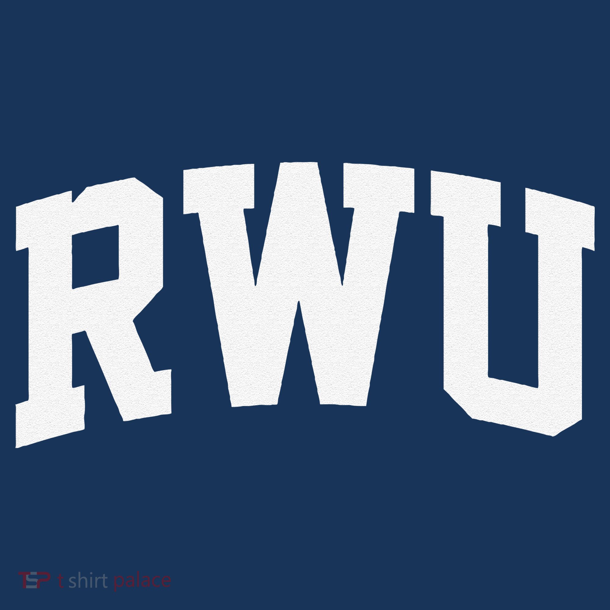 Rwu Arch Vintage Retro College Athletic Sports T-Shirt
