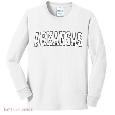 Retro Arkansas Vintage Arkansas Throwback Classic Kids Long Sleeve Shirt