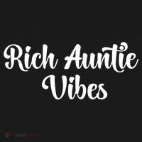 Rich Auntie Vibes Aunt Best Aunty Mothers Day Birthday Gift Women's Hoodie thumb 2