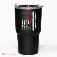 Retro American Wrestling Apparel US Flag Wrestling Tumbler thumb 0