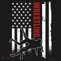 Retro American Wrestling Apparel US Flag Wrestling Visor thumb 3