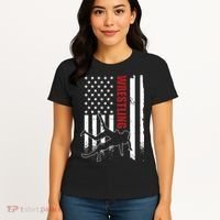 Retro American Wrestling Apparel US Flag Wrestling Women's T-Shirt thumb 4