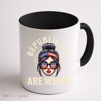 Republicans Are Weird Funny Political Election 2024 Coffee Mug thumb 1