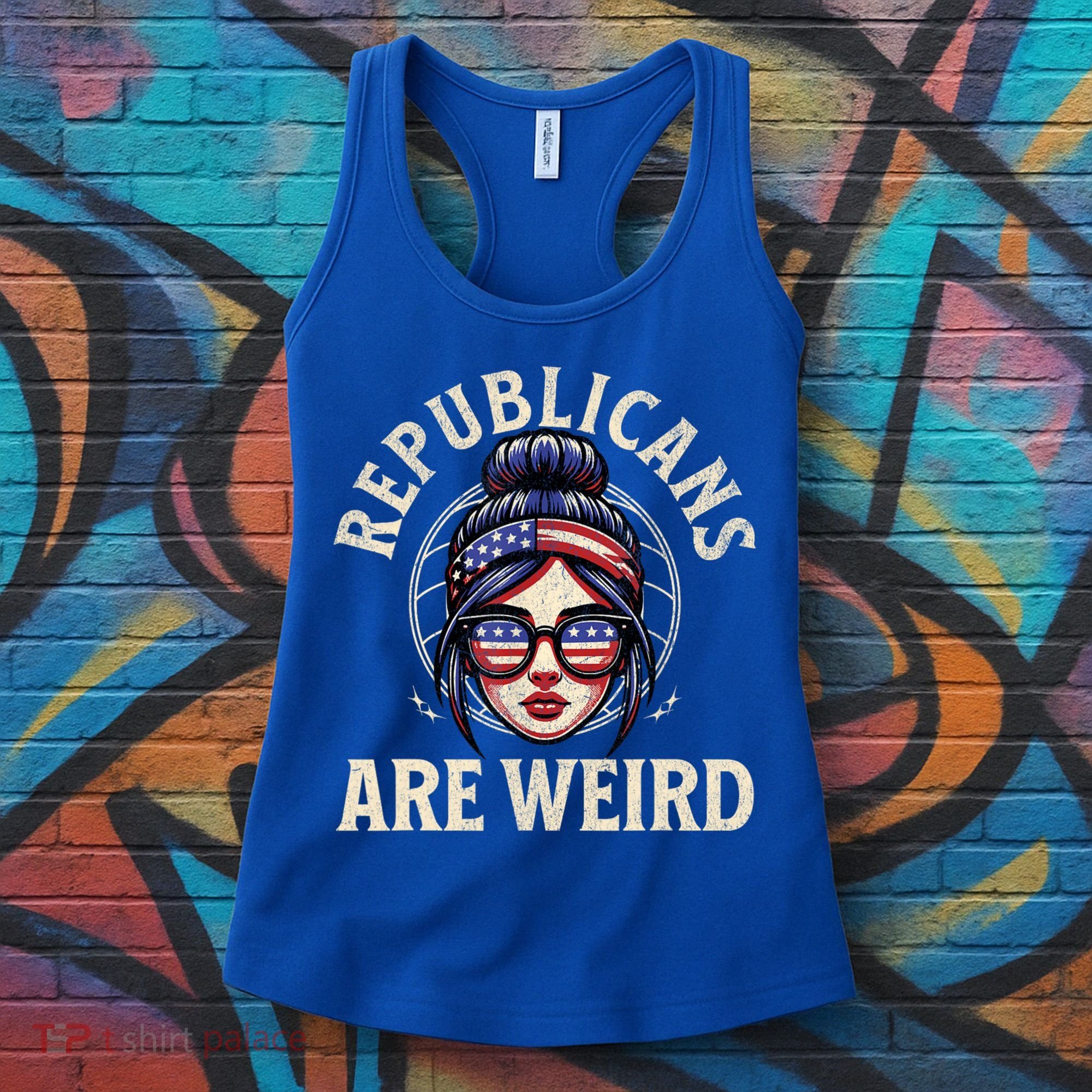 Republicans Are Weird Funny Political Election 2024 Women's Tank Top