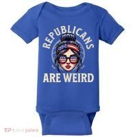Republicans Are Weird Funny Political Election 2024 Baby Bodysuit thumb 0