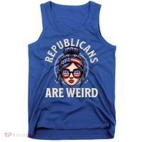 Republicans Are Weird Funny Political Election 2024 Tank Top thumb 0