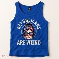 Republicans Are Weird Funny Political Election 2024 Tank Top thumb 2