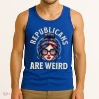 Republicans Are Weird Funny Political Election 2024 Tank Top thumb 3