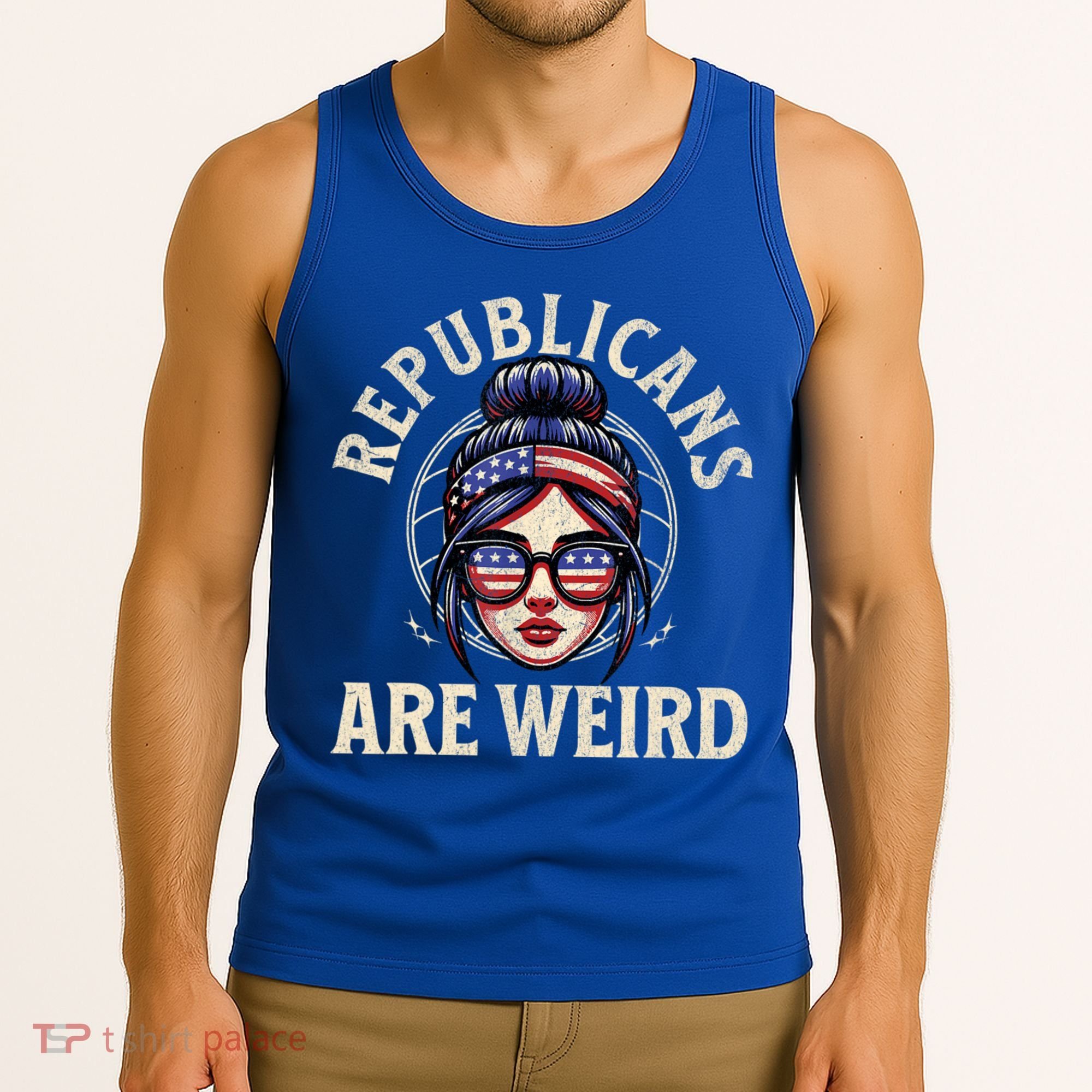 Republicans Are Weird Funny Political Election 2024 Tank Top