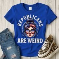 Republicans Are Weird Funny Political Election 2024 Women's T-Shirt thumb 3