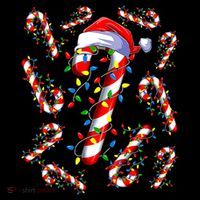 Red And White Candy Cane Santa Christmas Funny Xmas Lights Funny Gift Coffee Mug thumb 5