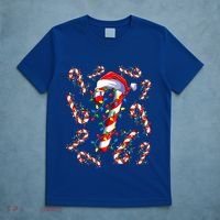 Red And White Candy Cane Santa Christmas Funny Xmas Lights Funny Gift T-Shirt thumb 5