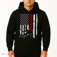 Retro American Wrestling Apparel US Flag Wrestling Hoodie thumb 2