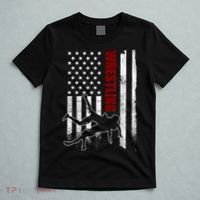 Retro American Wrestling Apparel US Flag Wrestling T-Shirt thumb 5