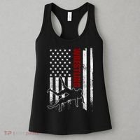Retro American Wrestling Apparel US Flag Wrestling TShirt Women's Tank Top thumb 3