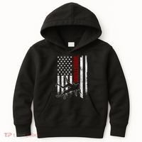 Retro American Wrestling Apparel US Flag Wrestling TShirt Kids Hoodie thumb 0