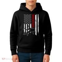 Retro American Wrestling Apparel US Flag Wrestling TShirt Kids Hoodie thumb 4