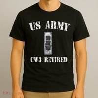 Retired Army Warrant Officer CW3 Veteran Vintage T-Shirt thumb 3