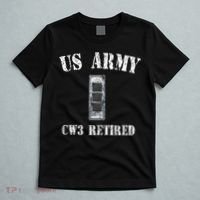 Retired Army Warrant Officer CW3 Veteran Vintage T-Shirt thumb 5