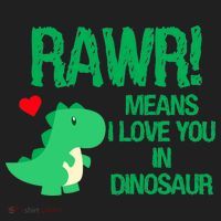 Rawr Means I Love You In Dinosaur Beanie thumb 2