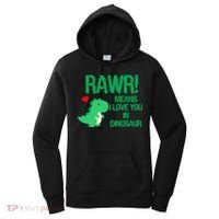 Rawr Means I Love You In Dinosaur Women's Hoodie thumb 0