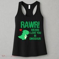 Rawr Means I Love You In Dinosaur Women's Tank Top thumb 3