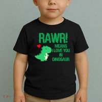 Rawr Means I Love You In Dinosaur Toddler T-Shirt thumb 2