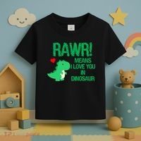 Rawr Means I Love You In Dinosaur Toddler T-Shirt thumb 3