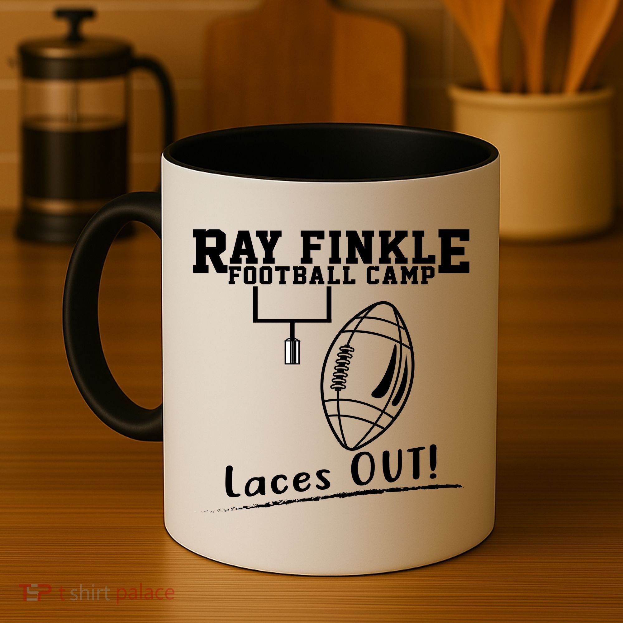 Ray Finkle Football Camp Laces Out Coffee Mug