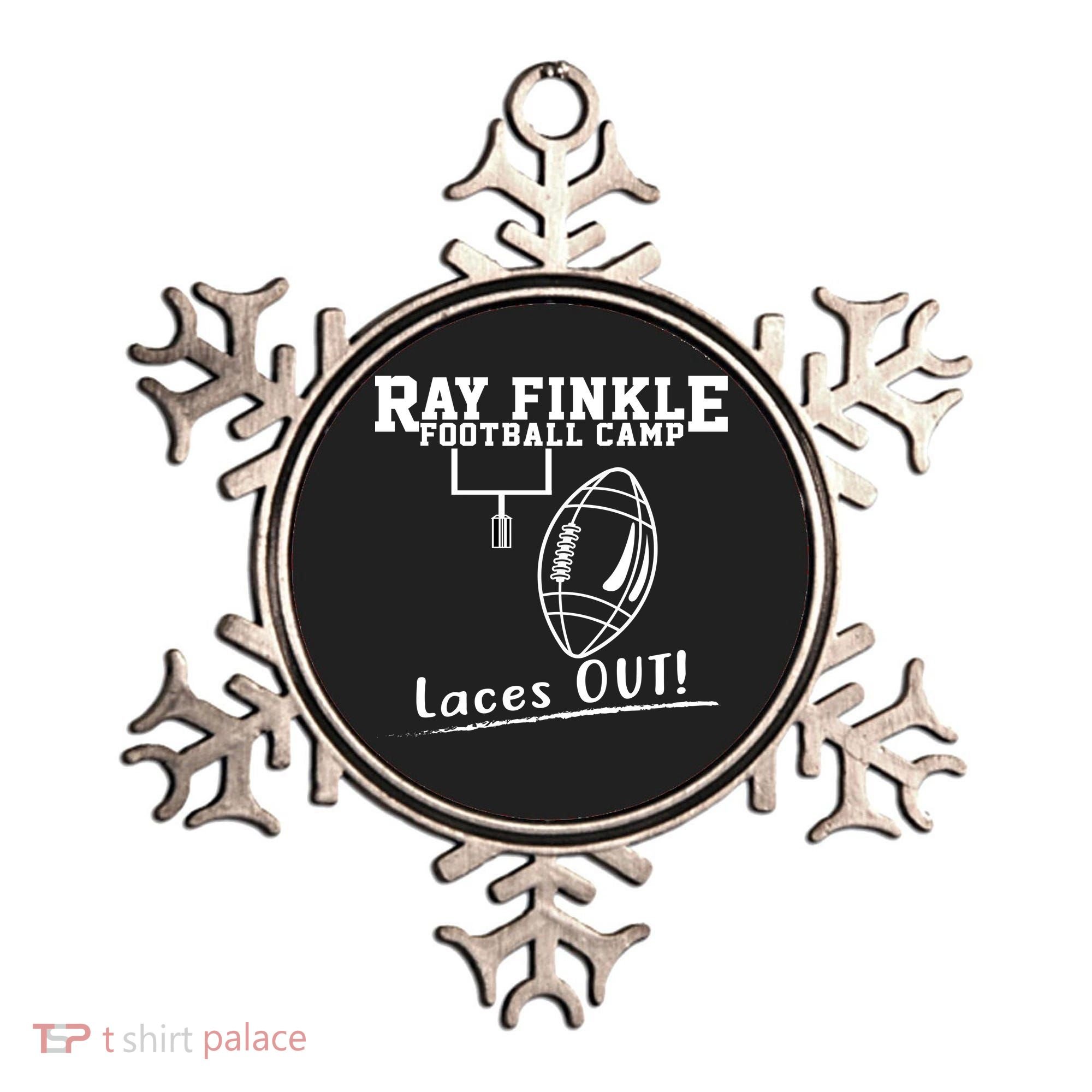 Ray Finkle Football Camp Laces Out Ornament