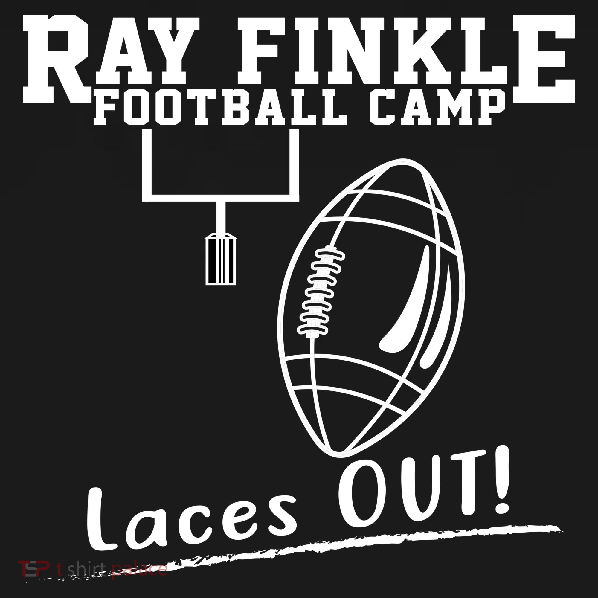 Ray Finkle Football Camp Laces Out Ornament