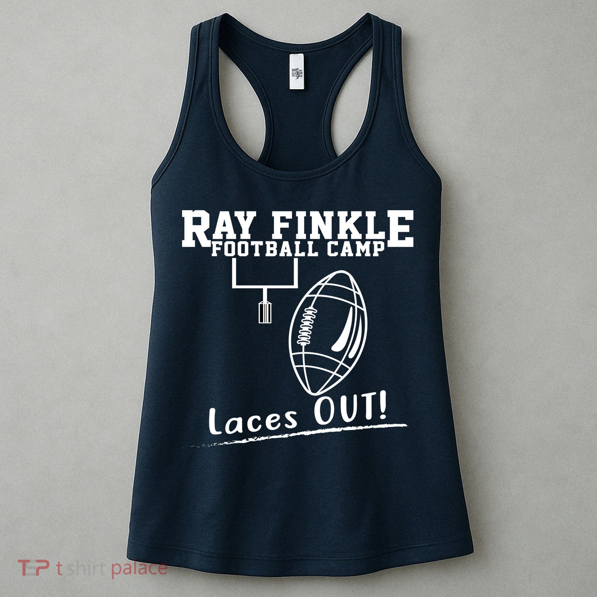 Ray Finkle Football Camp Laces Out Women's Tank Top