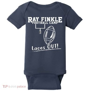 Ray Finkle Football Camp Laces Out Baby Bodysuit