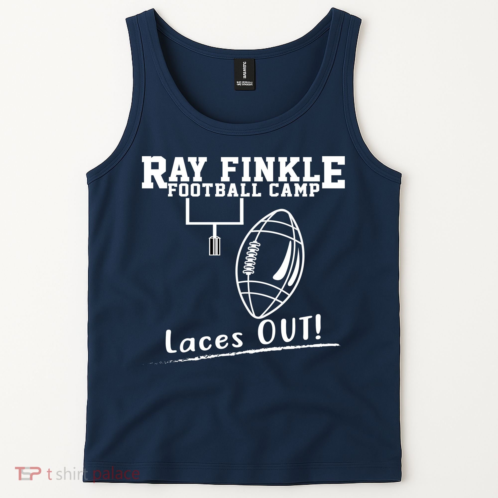 Ray Finkle Football Camp Laces Out Tank Top