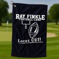 Ray Finkle Football Camp Laces Out Golf Towel thumb 1