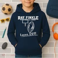 Ray Finkle Football Camp Laces Out Kids Hoodie thumb 2