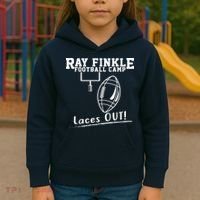 Ray Finkle Football Camp Laces Out Kids Hoodie thumb 3