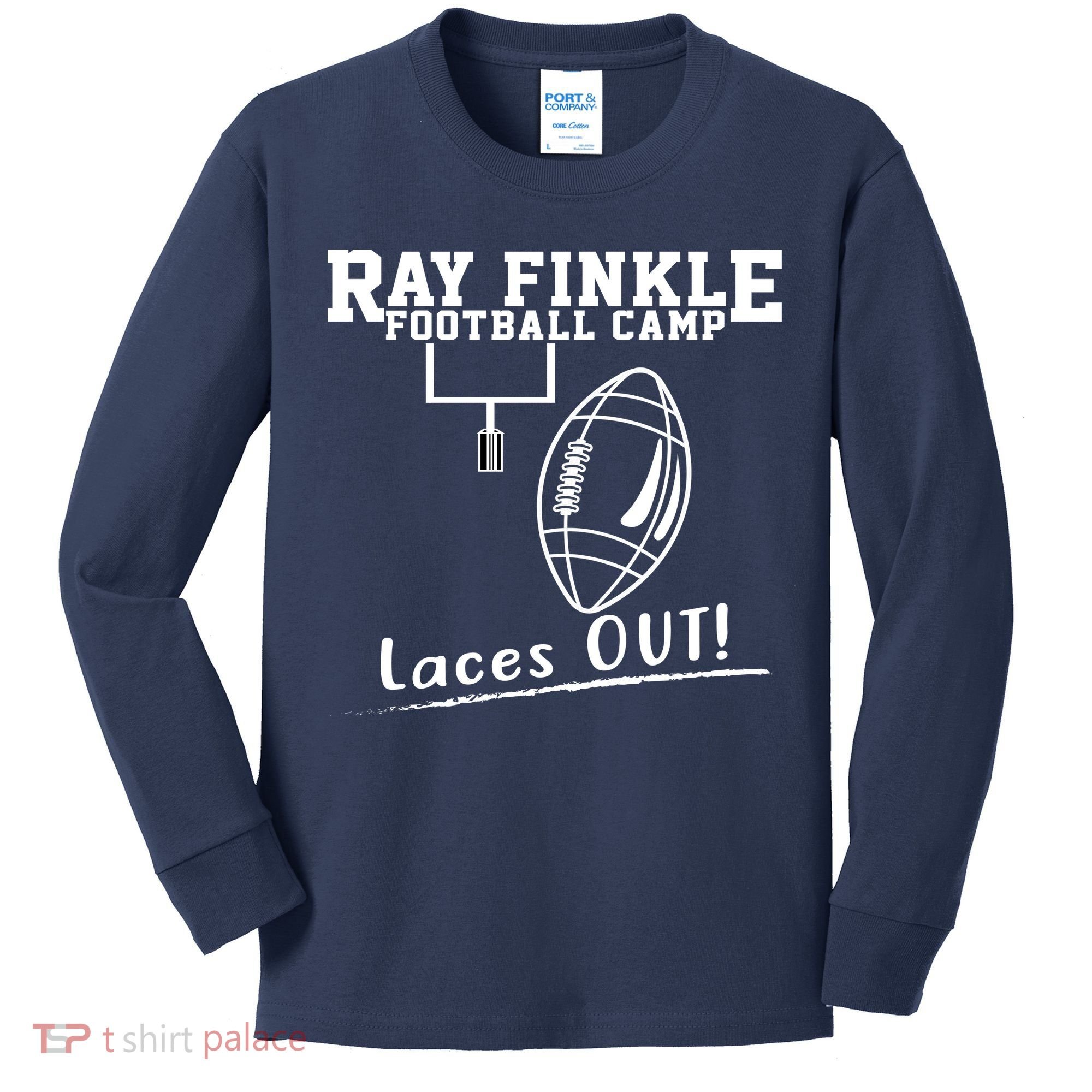 Ray Finkle Football Camp Laces Out Kids Long Sleeve Shirt