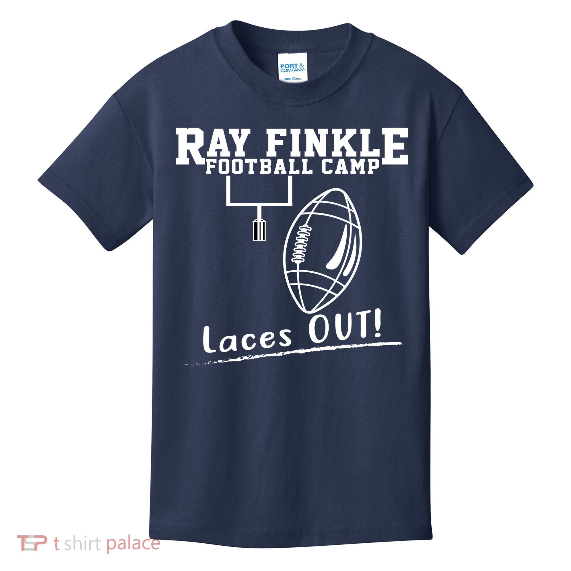Ray Finkle Football Camp Laces Out Kids T-Shirt