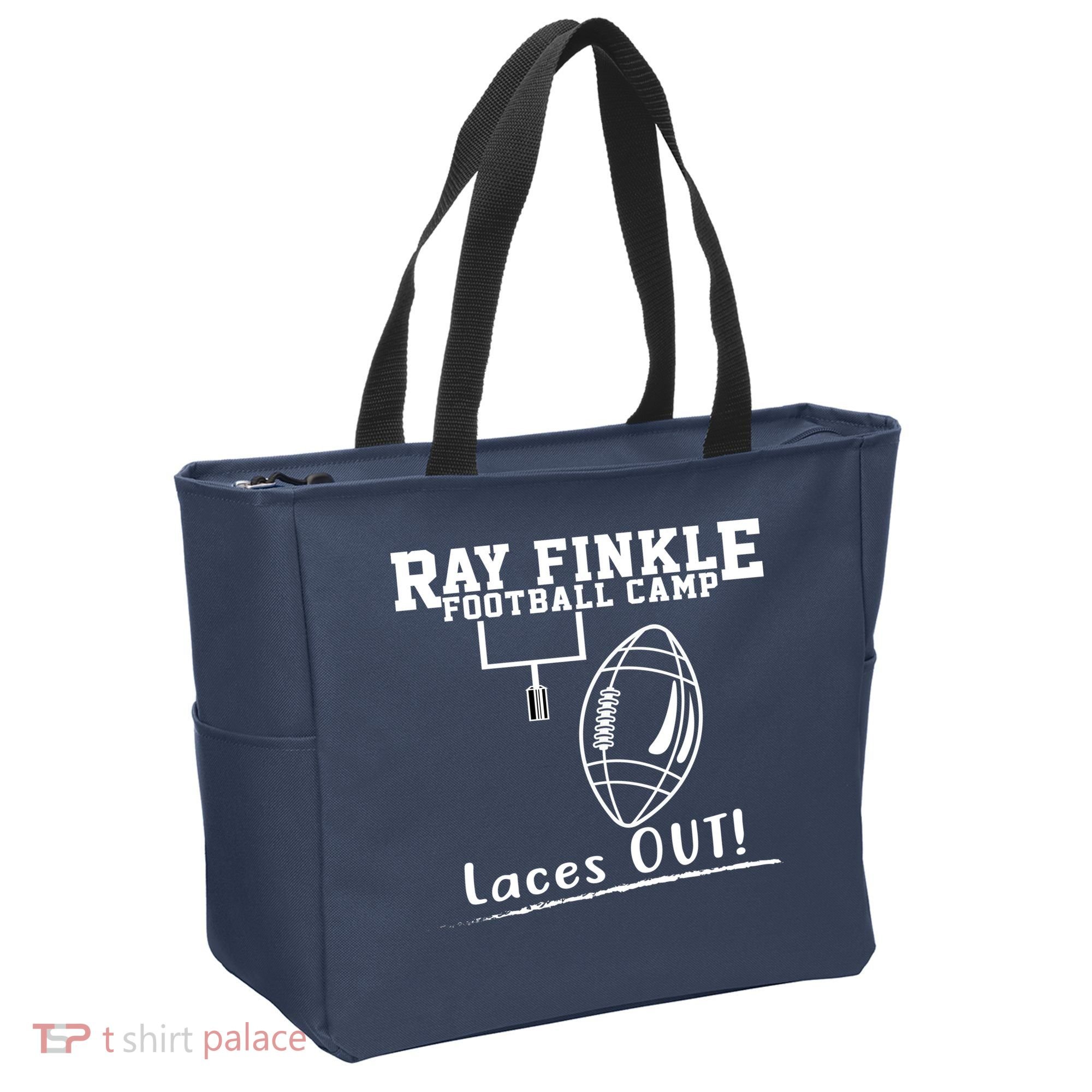 Ray Finkle Football Camp Laces Out Tote Bag