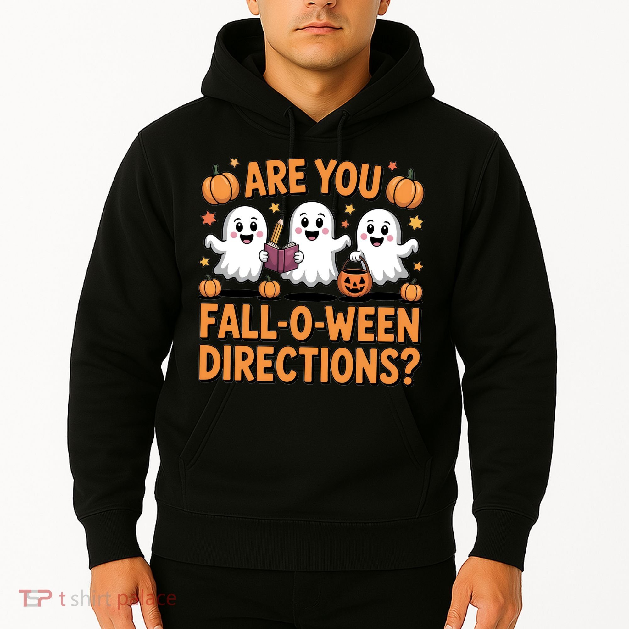 Retro Are You Fall O Ween Directions Teacher Halloween Hoodie