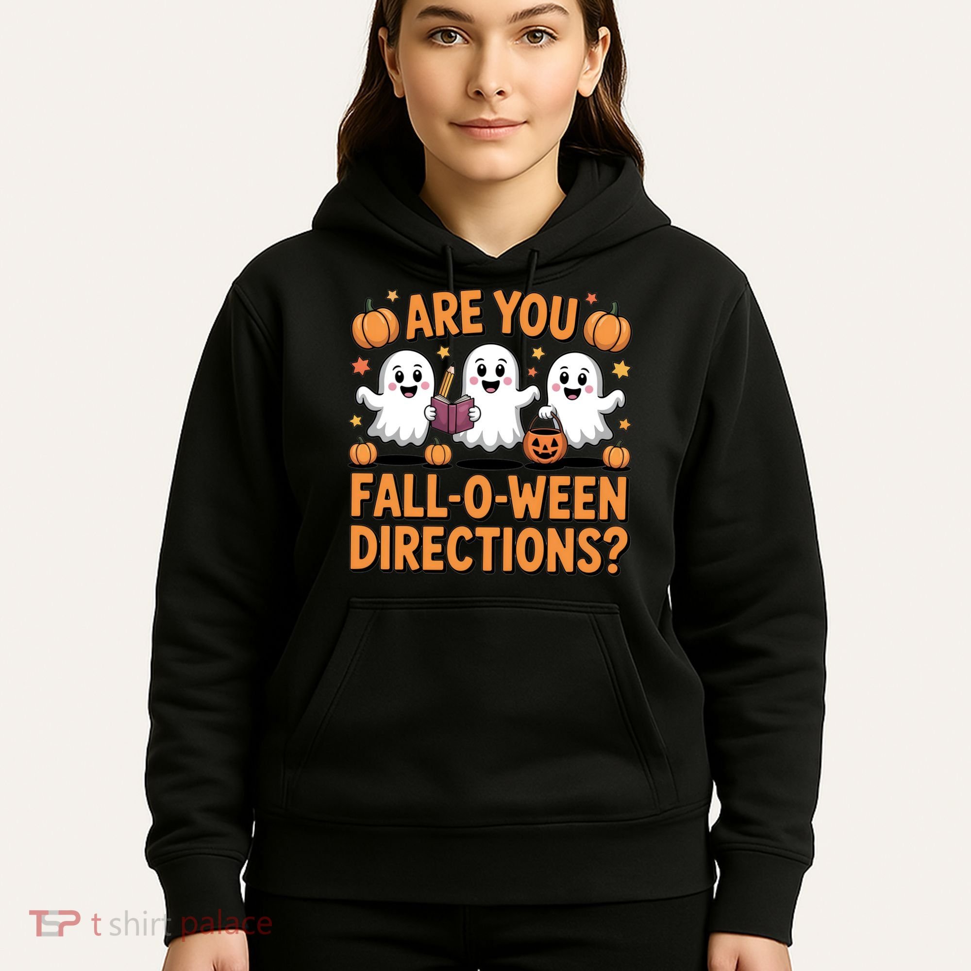 Retro Are You Fall O Ween Directions Teacher Halloween Hoodie