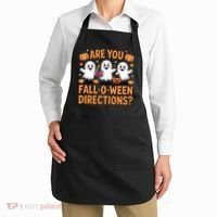 Retro Are You Fall O Ween Directions Teacher Halloween Apron thumb 2