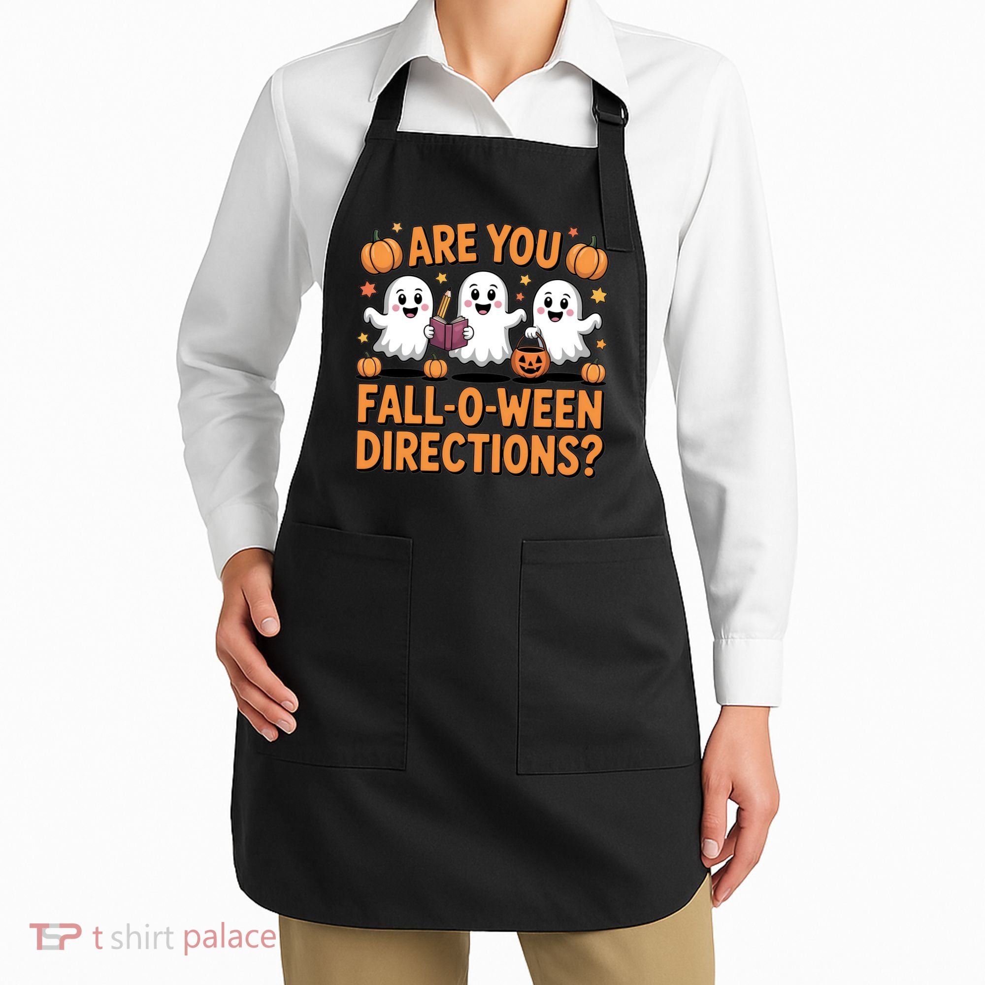 Retro Are You Fall O Ween Directions Teacher Halloween Apron